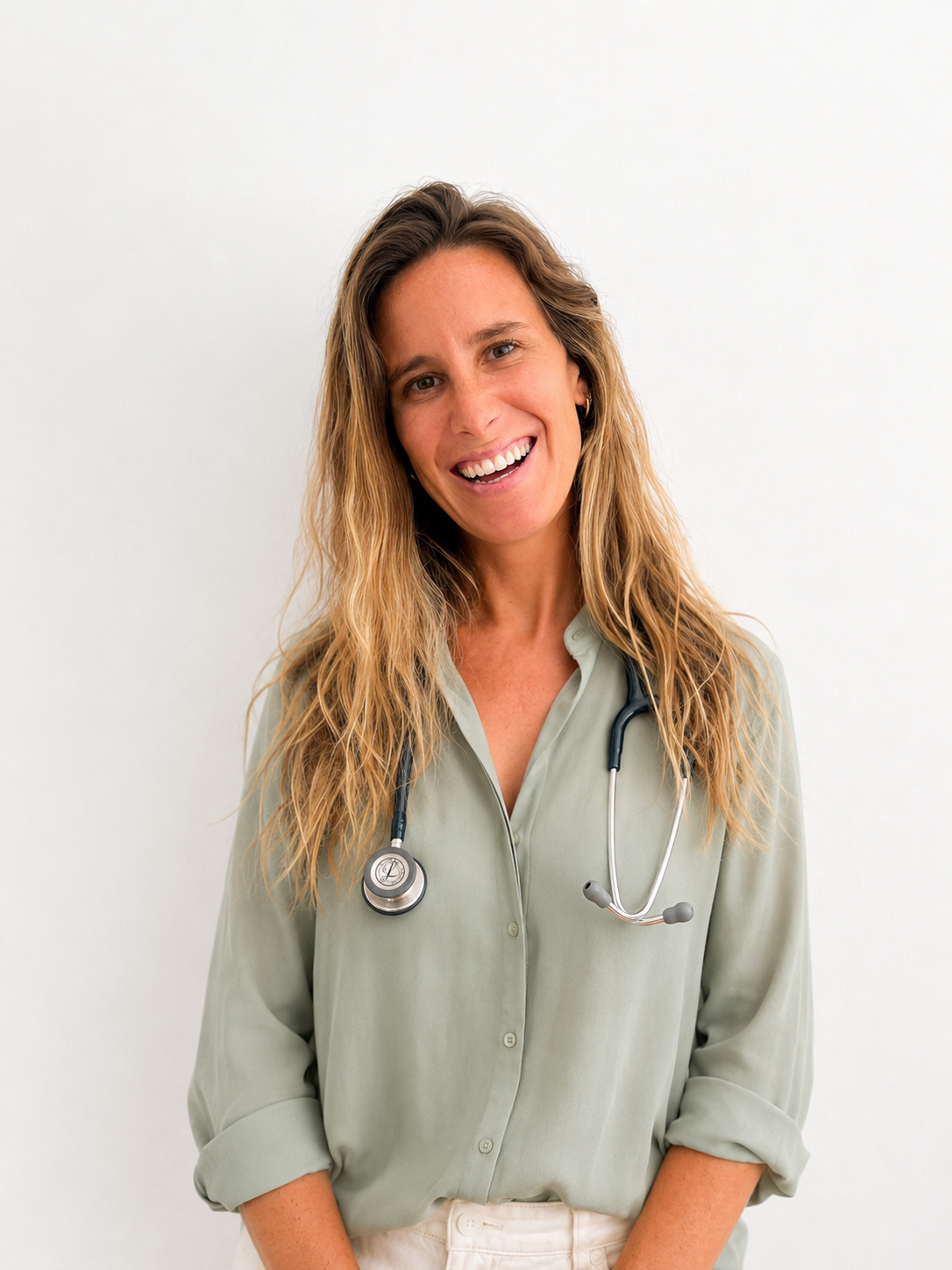 Dr Maria Hatton, Family Physician, black and white portrait